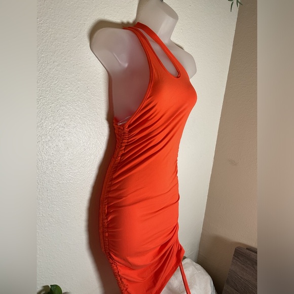 Orange BODYCON Dress - Picture 2 of 7